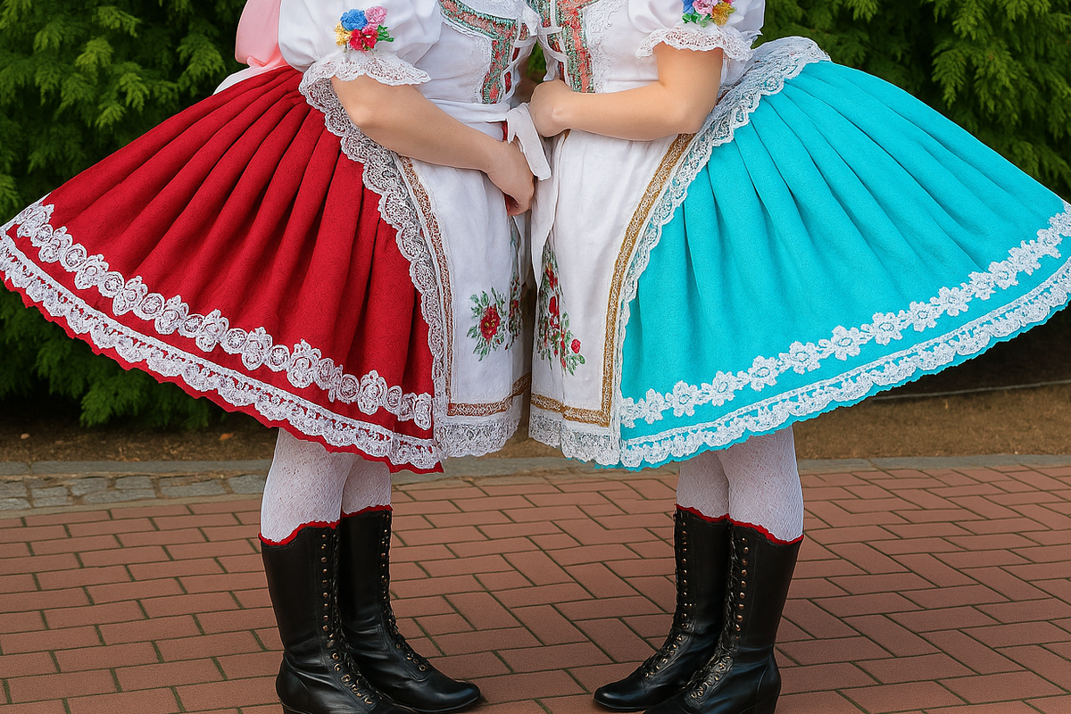 <p>CZECHIA, WOMEN TRADITIONAL FOLK COSTUMES</p>
