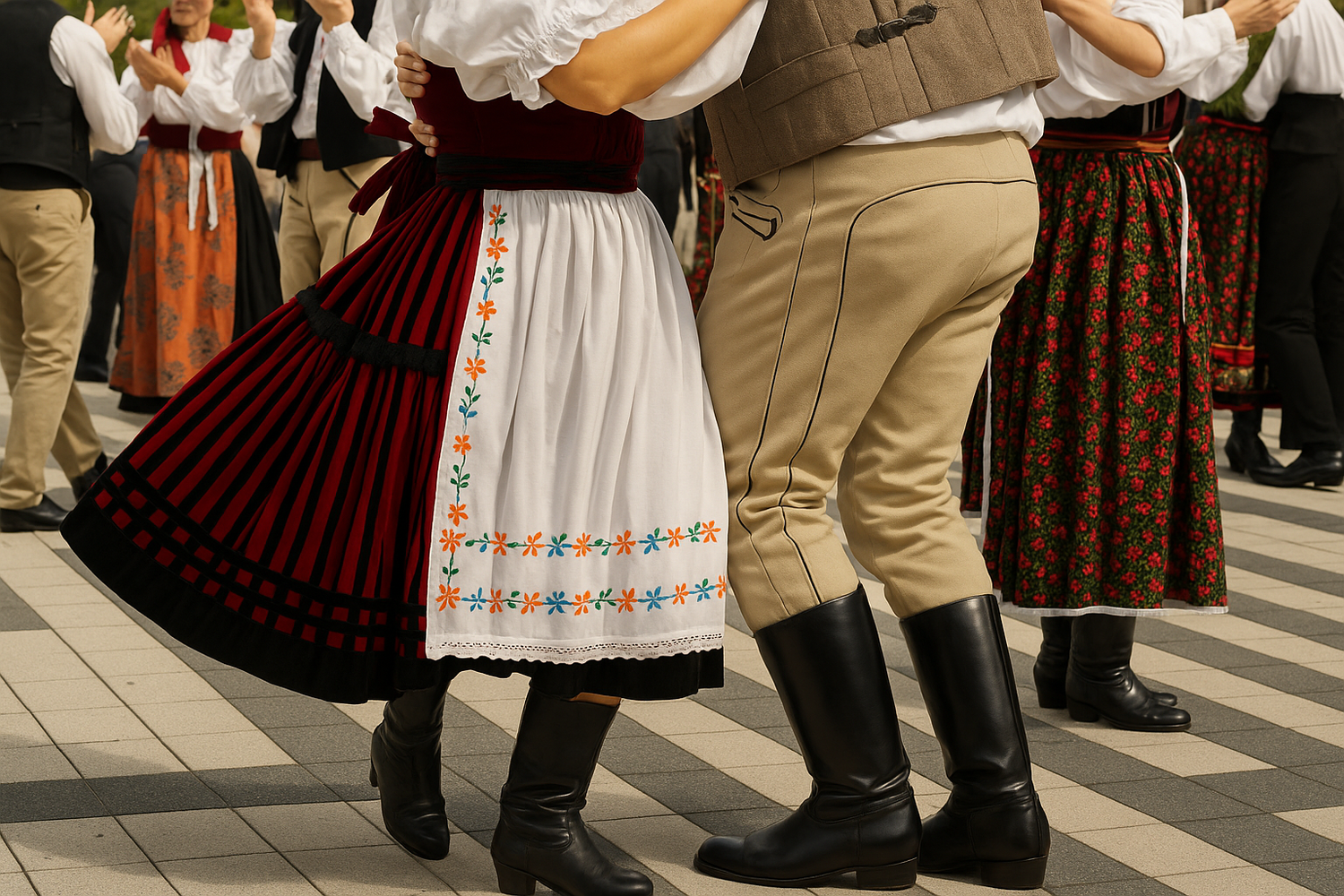 <p>HUNGARY, WOMEN TRADITIONAL FOLK COSTUMES</p>