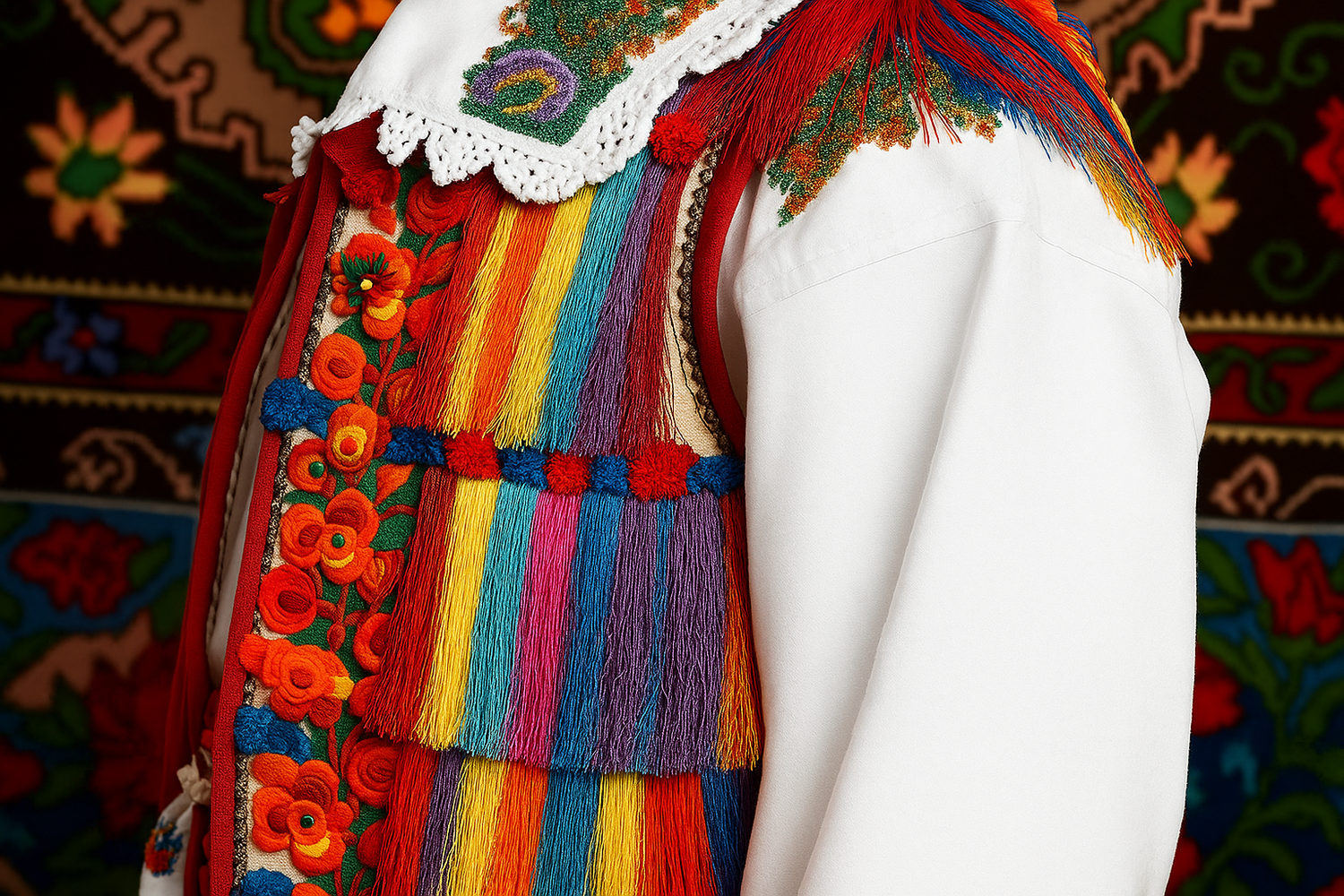 <p>ROMANIA, MEN TRADITIONAL FOLK COSTUMES</p>