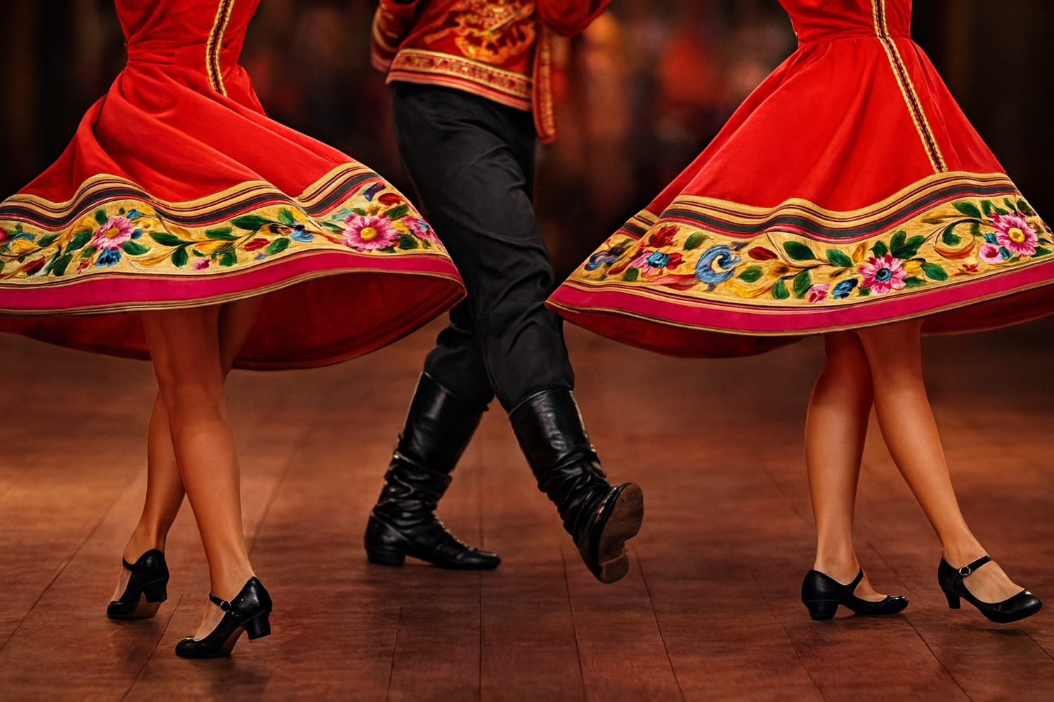 <p>RUSSIA, FOLK MEN BOOTS</p>