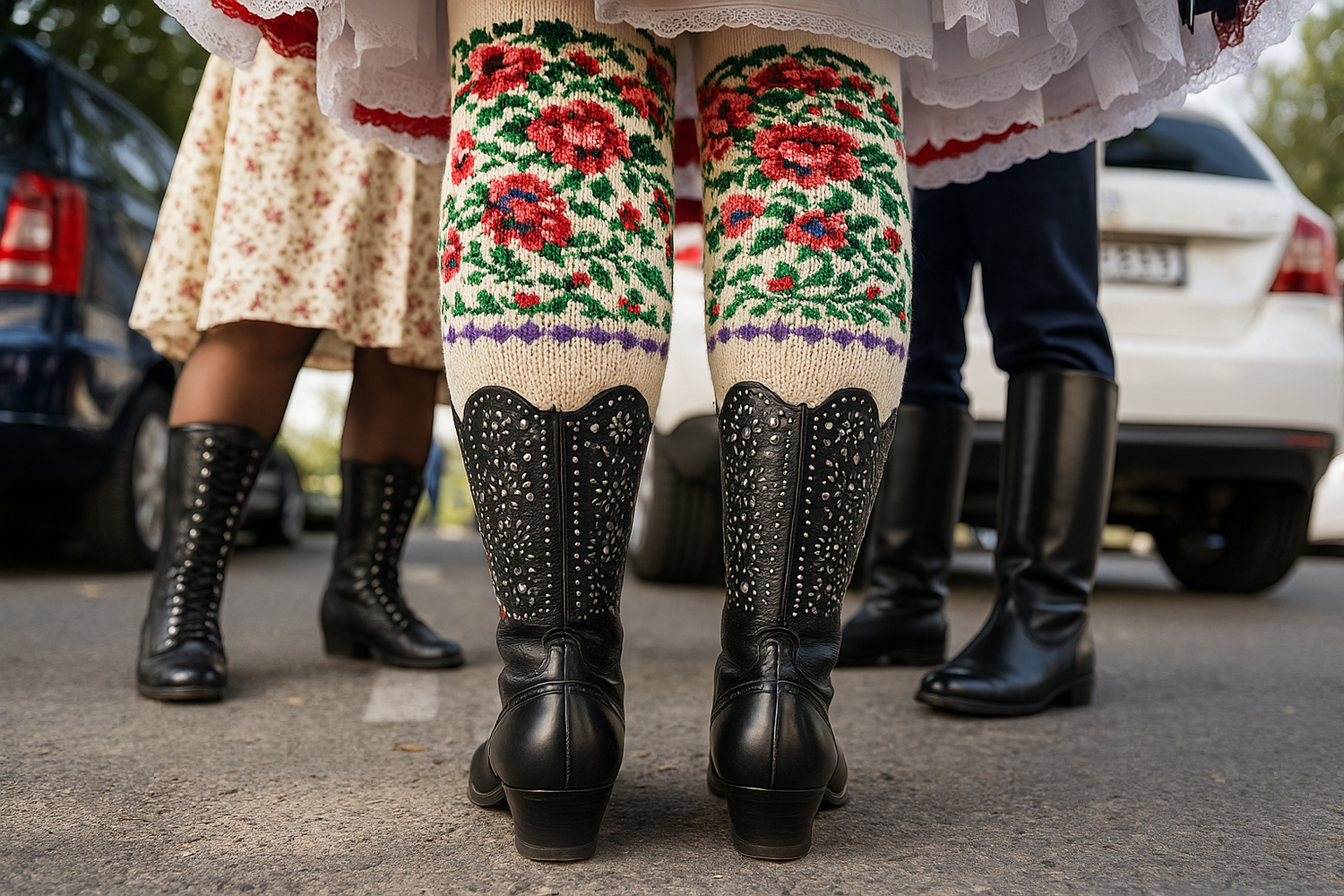 <p>CZECHIA, FOLK WOMEN BOOTS             </p>