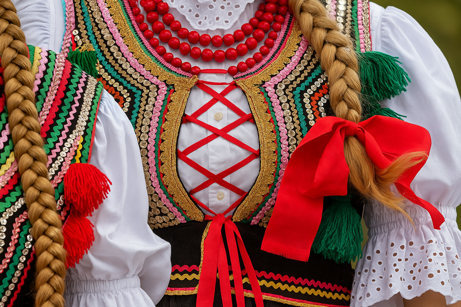 <p>POLAND, WOMEN TRADITIONAL FOLK COSTUMES</p>